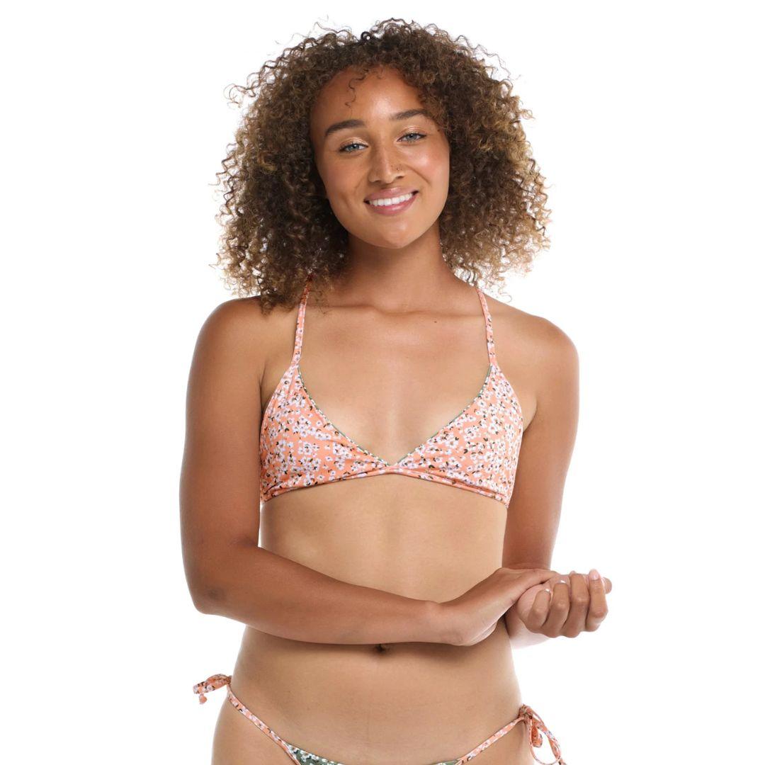 Eidon Tiny Blooms Mila Reversible Bikini Top